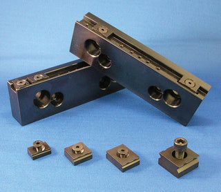 STEEL VISE JAW SET 200mm (No Mounting Holes, inc 2 pairs of TalonGrips & 1 Stop)